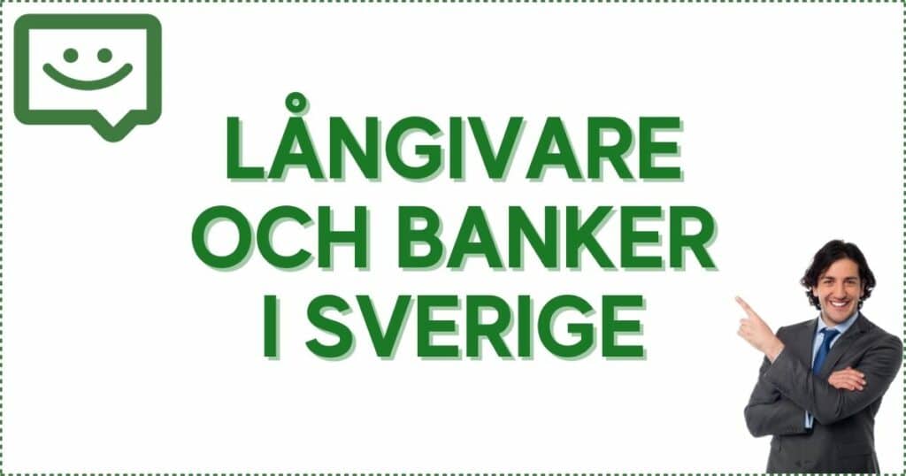 långivare och banker i sverige